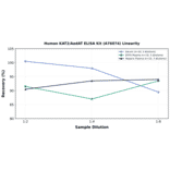 Linearity - Human KAT2/AadAT ELISA Kit (A76074) - Antibodies.com