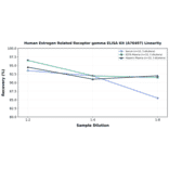 Linearity - Human Estrogen Related Receptor gamma ELISA Kit (A76497) - Antibodies.com