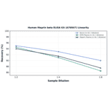 Linearity - Human Meprin beta ELISA Kit (A76947) - Antibodies.com