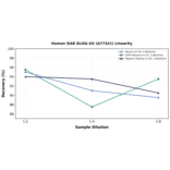 Linearity - Human SIAE ELISA Kit (A77321) - Antibodies.com
