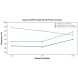 Linearity - Human RAMP1 ELISA Kit (A77546) - Antibodies.com