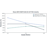 Linearity - Mouse ZNF179/BFP ELISA Kit (A77750) - Antibodies.com