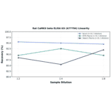 Linearity - Rat CaMKII beta ELISA Kit (A77794) - Antibodies.com