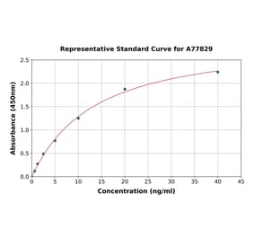 Standard Curve - Human CD28 ELISA Kit (A77829) - Antibodies.com