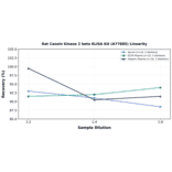 Linearity - Rat Casein Kinase 2 beta ELISA Kit (A77885) - Antibodies.com