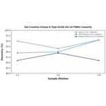 Linearity - Rat Creatine Kinase B Type ELISA Kit (A77886) - Antibodies.com