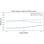 Linearity - Human Cathepsin G ELISA Kit (A77939) - Antibodies.com