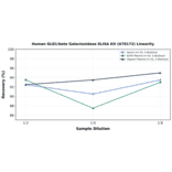 Linearity - Human GLB1/beta Galactosidase ELISA Kit (A78172) - Antibodies.com