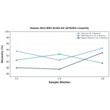 Linearity - Human IEX1/IER3 ELISA Kit (A78283) - Antibodies.com