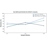 Linearity - Rat IGSF1/p120 ELISA Kit (A78337) - Antibodies.com