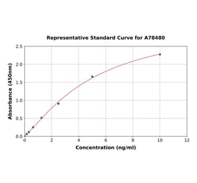 Standard Curve - Human mTOR ELISA Kit (A78480) - Antibodies.com