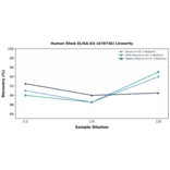 Linearity - Human RhoA ELISA Kit (A78736) - Antibodies.com
