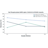 Linearity - Rat Phosphorylated AMPK alpha 2 ELISA Kit (A79100) - Antibodies.com