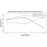 Linearity - Human Carbonic Anhydrase 3/CA3 ELISA Kit (A79161) - Antibodies.com