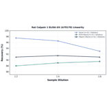 Linearity - Rat Calpain 1 ELISA Kit (A79170) - Antibodies.com