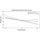 Linearity - Rat GRP78 BiP ELISA Kit (A79441) - Antibodies.com