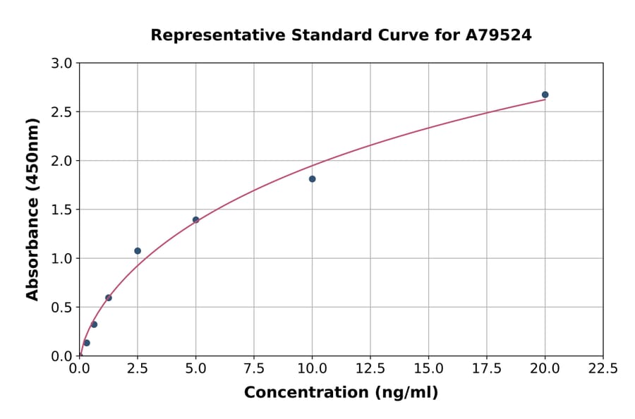Standard Curve - Rat MAT1A ELISA Kit (A79524) - Antibodies.com