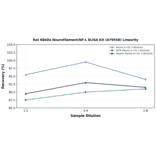 Linearity - Rat 68kDa Neurofilament/NF-L ELISA Kit (A79558) - Antibodies.com