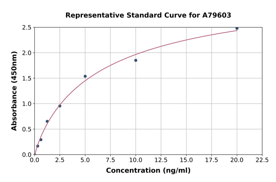 Standard Curve - Human KIAA0101 ELISA Kit (A79603) - Antibodies.com