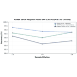 Linearity - Human Serum Response Factor SRF ELISA Kit (A79720) - Antibodies.com