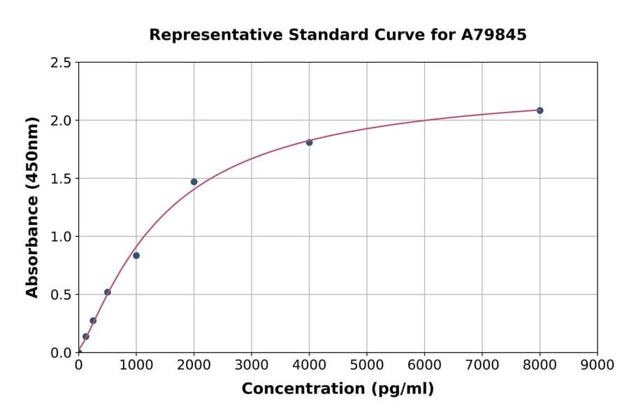 Standard Curve - Rat ROCK1 ELISA Kit (A79845) - Antibodies.com