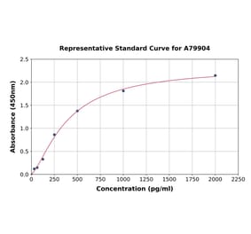 Standard Curve - Rat BDNF ELISA Kit (A79904) - Antibodies.com