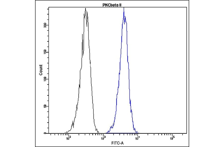 Flow Cytometry - Anti-PKC beta II Antibody - Antibodies.com (A8296)