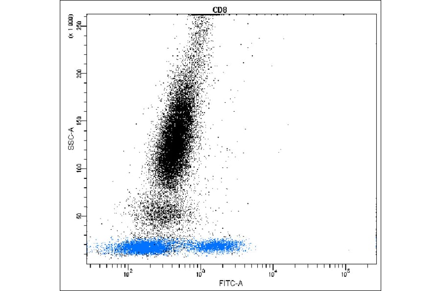 Flow Cytometry - Anti-CD8 Antibody - Antibodies.com (A8311)