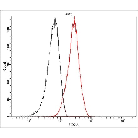 Flow Cytometry - Anti-Akt3 Antibody - Antibodies.com (A8319)