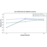 Linearity - Rat mTOR ELISA Kit (A80079) - Antibodies.com