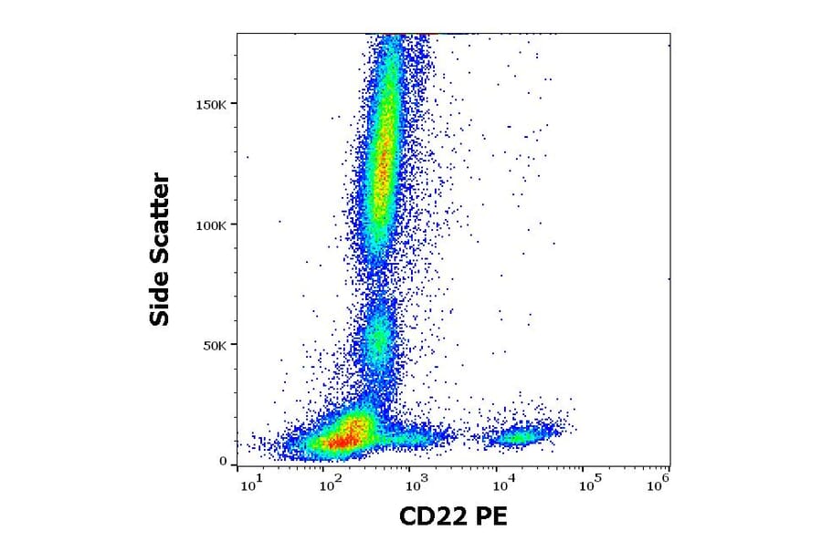 Flow Cytometry - Anti-CD22 Antibody [MEM-01] (PE) (A0) - Antibodies.com