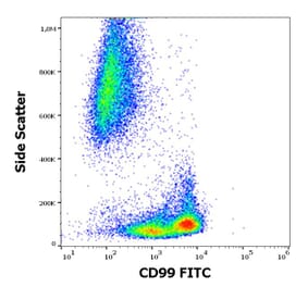 Flow Cytometry - Anti-CD99 Antibody [3B2/TA8] (FITC) (A85605)