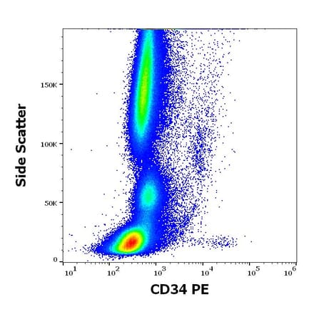 Flow Cytometry - Anti-CD34 Antibody [QBEnd-10] (PE) (A85663)