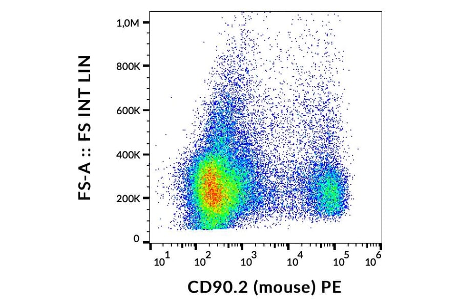 Flow Cytometry - Anti-Thy1.2 Antibody [1aG4/C5] (PE) (A85683)