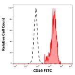 Flow Cytometry - Anti-CD16 Antibody [3G8] (FITC) (A85700)