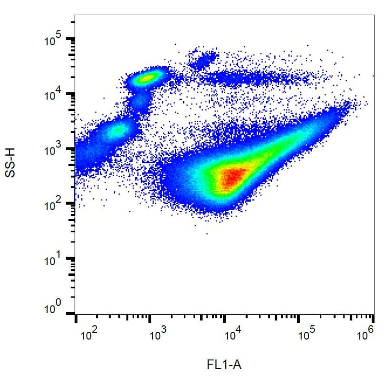 Flow Cytometry - Anti-CD42b Antibody [AK2] (FITC) (A85735) - Antibodies.com