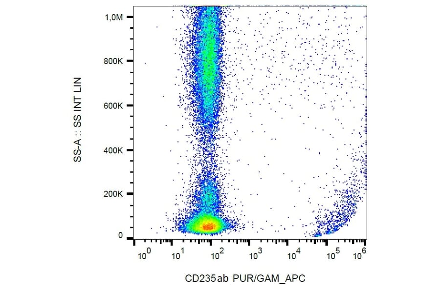 Flow Cytometry - Anti-Glycophorin A + B Antibody [HIR2] (A85803)