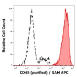 Flow Cytometry - Anti-CD45 Antibody [2D1] (A85817)