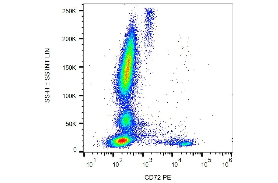Flow Cytometry - Anti-CD72 Antibody [3F3] (PE) (A85822) - Antibodies.com