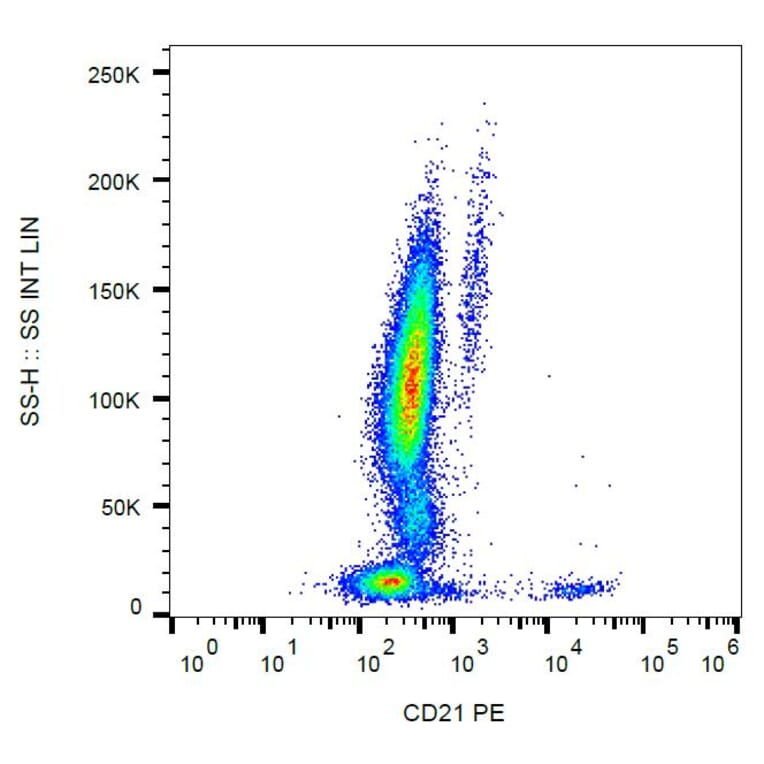 Flow Cytometry - Anti-CD21 Antibody [LT21] (PE) (A85848) - Antibodies.com