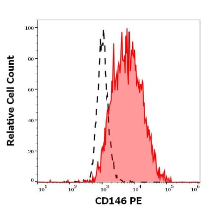 Flow Cytometry - Anti-CD146 Antibody [P1H12] (PE) (A85907)