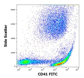 Flow Cytometry - Anti-CD41 Antibody [MEM-06] (FITC) (A85926)