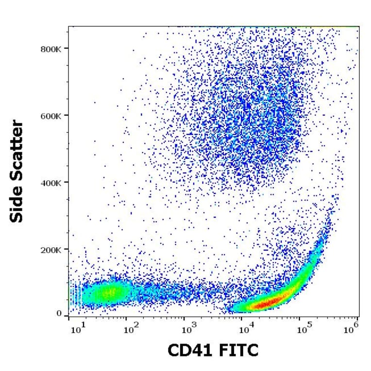 Flow Cytometry - Anti-CD41 Antibody [MEM-06] (FITC) (A85926)