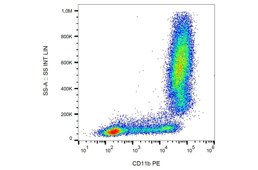 Flow Cytometry - Anti-CD11b Antibody [MEM-174] (PE) (A85941) - Antibodies.com