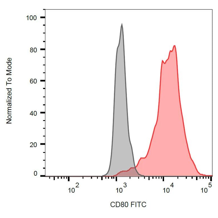 Flow Cytometry - Anti-CD80 Antibody [MEM-233] (FITC) (A85960)