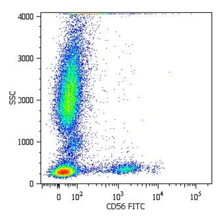 Flow Cytometry - Anti-CD56 Antibody [MEM-188] (FITC) (A85959) - Antibodies.com