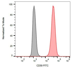 Flow Cytometry - Anti-CD59 Antibody [MEM-43] (FITC) (A85983) - Antibodies.com
