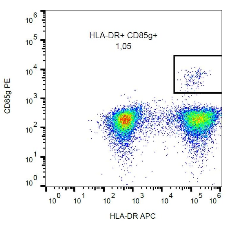 Flow Cytometry - Anti-CD85g Antibody [17G10.2] (PE) (A85997) - Antibodies.com