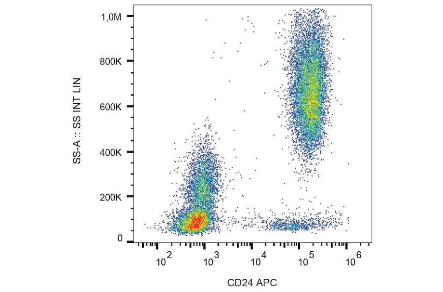 Flow Cytometry - Anti-CD24 Antibody [SN3] (APC) (A86010) - Antibodies.com