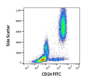 Flow Cytometry - Anti-CD24 Antibody [SN3] (FITC) (A86015)